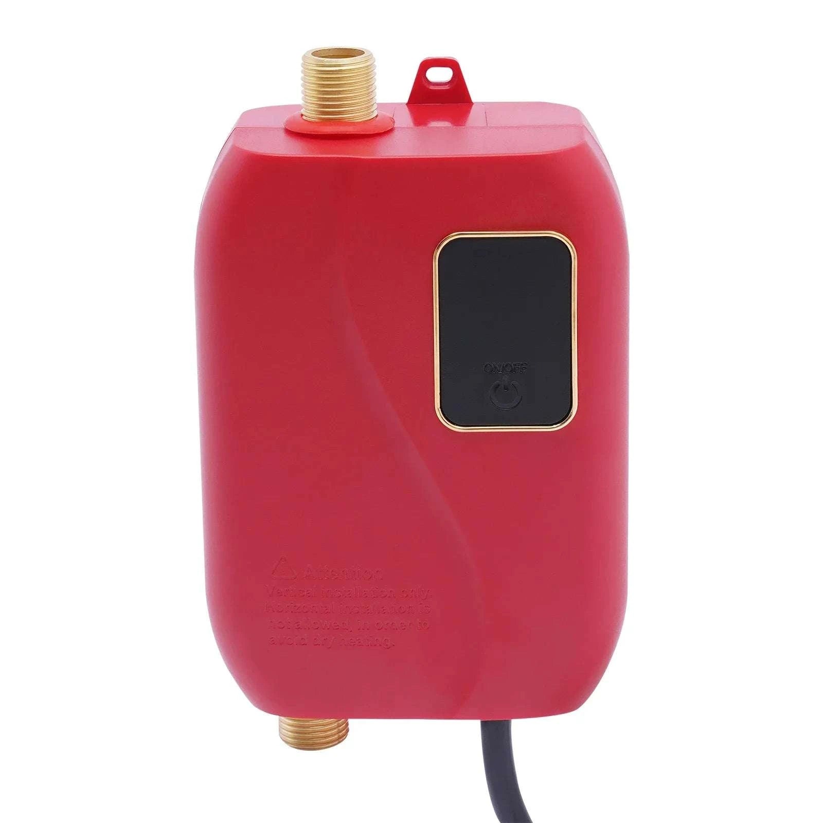 3000W Tankless Water Heater 110V Instant Hot Water with LED-United States / Red / 110V