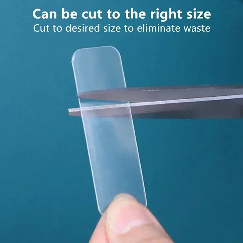 300Pcs Double Sided Adhesive Tape Nano Reusable Super Strong Transparent Wall Stickers WaterProof Widely Used Wall Mount Sticker Spy-shop.com