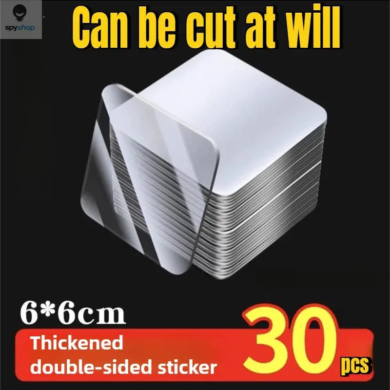 300Pcs Double Sided Adhesive Tape Nano Reusable Super Strong Transparent Wall Stickers WaterProof Widely Used Wall Mount Sticker Spy-shop.com