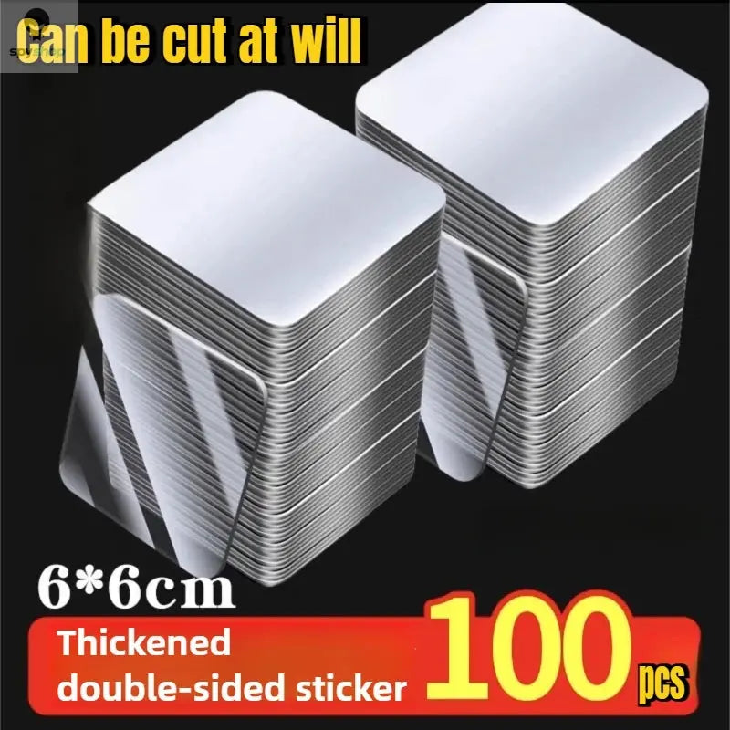 300Pcs Double Sided Adhesive Tape Nano Reusable Super Strong Transparent Wall Stickers WaterProof Widely Used Wall Mount Sticker Spy-shop.com