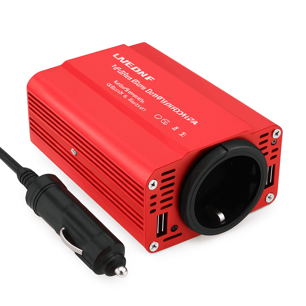 300W Car Power Inverter 12V to 220V with Dual USB and EU Socket-EU Socket / Poland