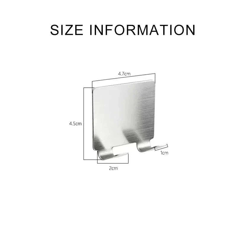 304 Stainless Steel Razor Holder Stand for a Tidy Bathroom-2pcs