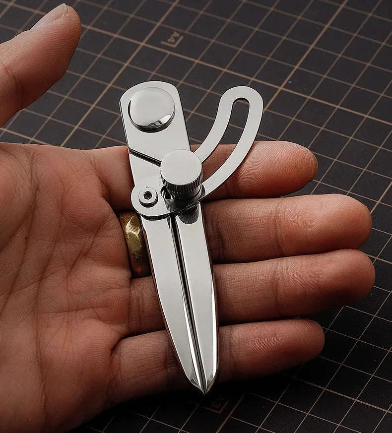 304 Stainless Steel Wing Divider for Leather Craft Precise Marking Tool-1 Pc / United States