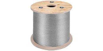 304 Stainless Steel Wire Rope 150m 7x19 Cable 4.76mm Heavy Duty-United States