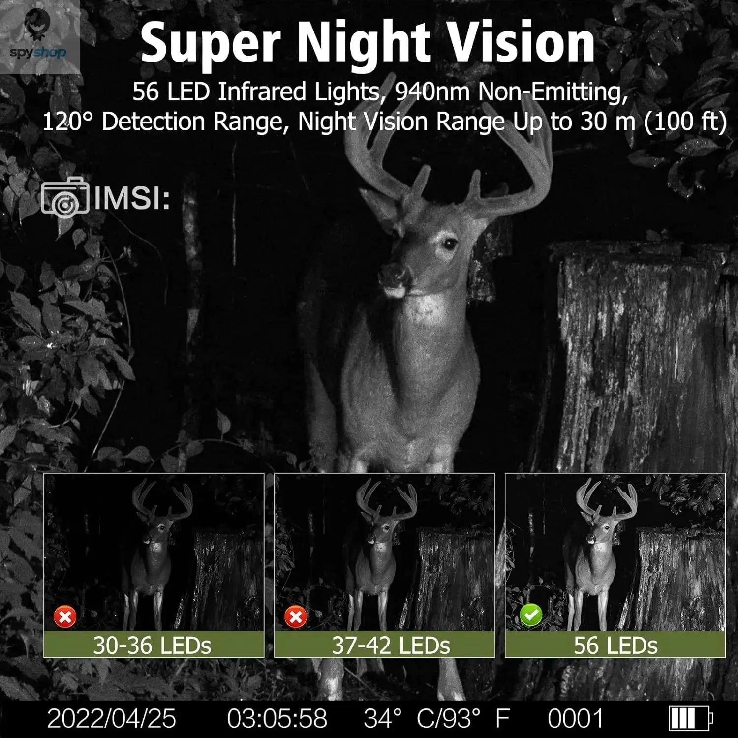 30MP 2K Solar Panel Hunting Camera Infrared Night Vision Monitoring Wildlife Trap Trail Camera Video Photo Recorder Cam