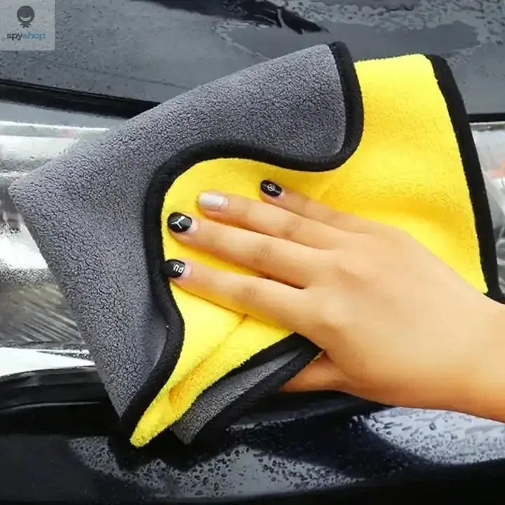 30*30cm Microfiber Car Cleaning Towels Car Wash Drying Cloth Hemming Microfiber Towel Care Wash Cloth Car Detailing Accessories