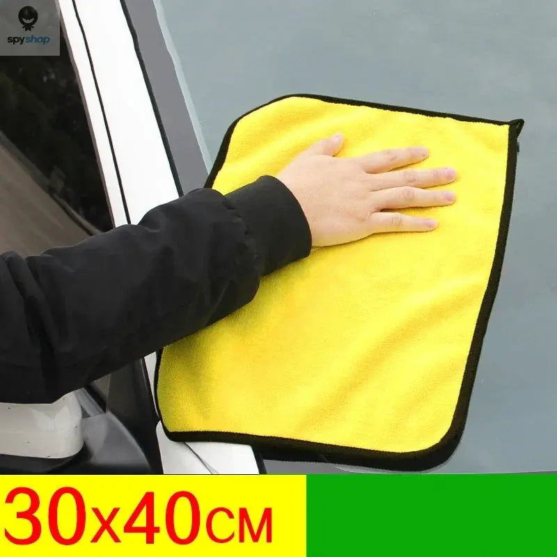 30*30cm Microfiber Car Cleaning Towels Car Wash Drying Cloth Hemming Microfiber Towel Care Wash Cloth Car Detailing Accessories