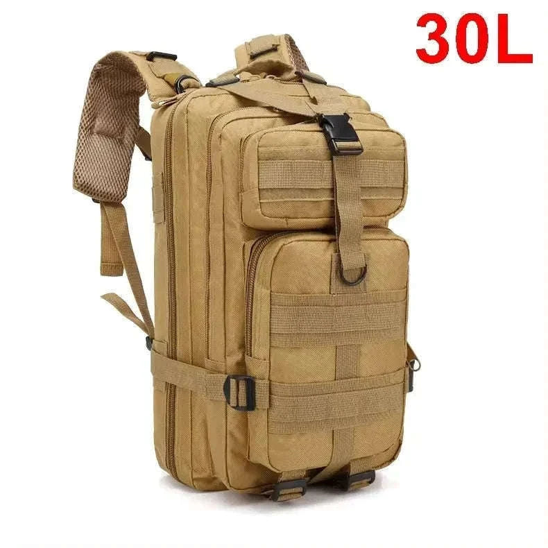 30L/50L Tactical Backpack for Hunting, Hiking and Travel-50L Black