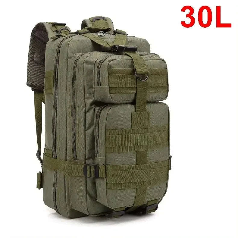 30L/50L Tactical Backpack for Hunting, Hiking and Travel-50L Black