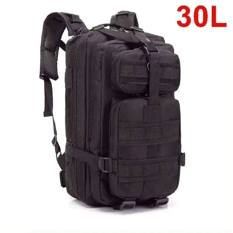 30L/50L Tactical Backpack for Hunting, Hiking and Travel-50L Black