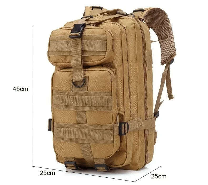 30L/50L Tactical Backpack for Hunting, Hiking and Travel-50L Black