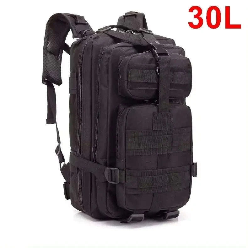 30L/50L Tactical Backpack for Hunting, Hiking and Travel-50L Black