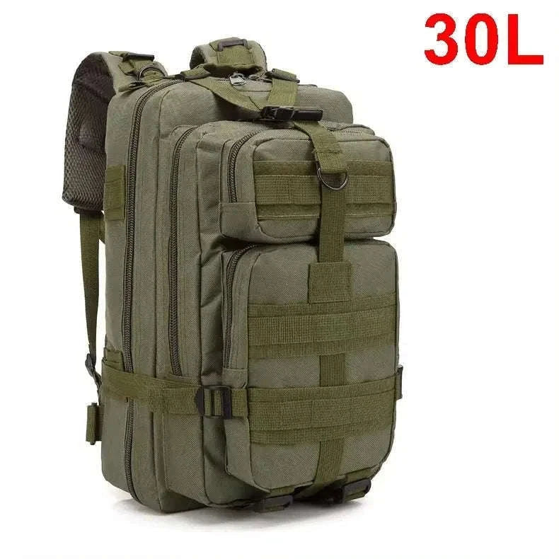 30L/50L Tactical Backpack for Hunting, Hiking and Travel-50L Black