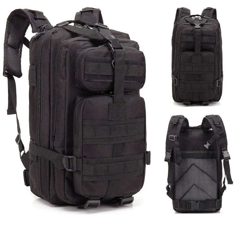 30L/50L Tactical Backpack for Hunting, Hiking and Travel-50L Black