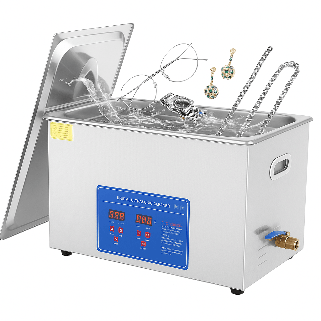 30L Ultrasonic Cleaner with Heater & Timer for Deep Precision Cleaning-30L / CZECH REPUBLIC