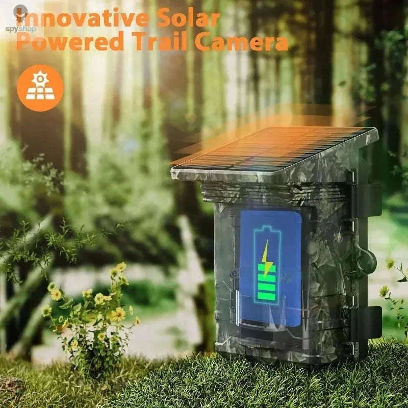 30MP 2K Solar Trail Camera for Wildlife Monitoring-Default Title