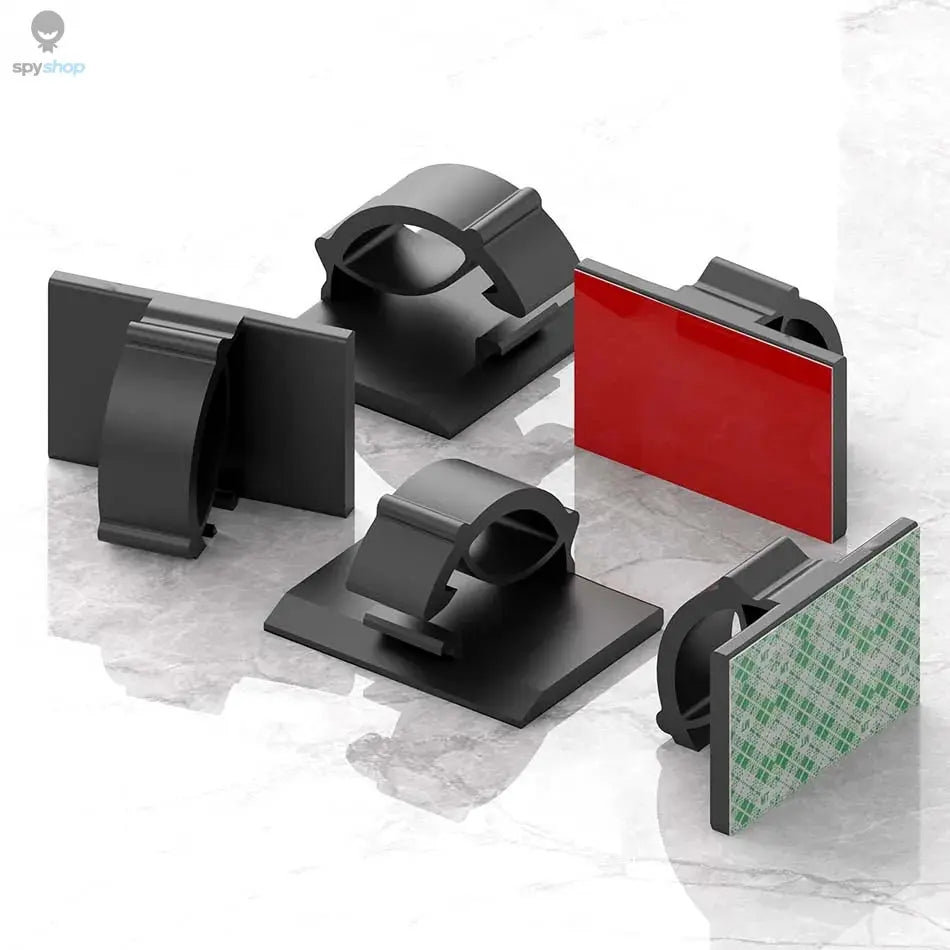 30pcs Cable Organizer Clips Cord Holder Desktop Workstation Wire Manager USB Charging Data Line Bobbin Winder Cable Management Spy-shop.com