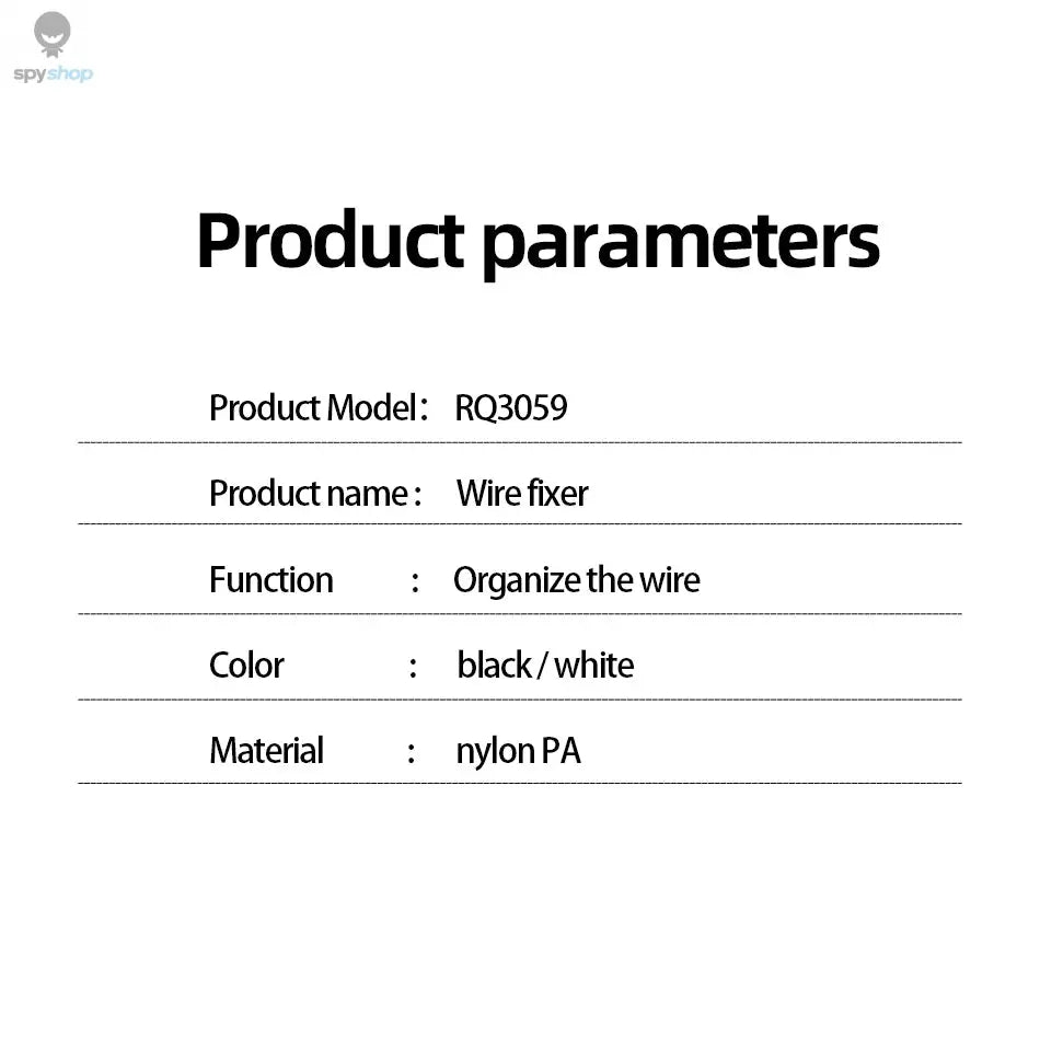 30pcs Cable Organizer Clips Cord Holder Desktop Workstation Wire Manager USB Charging Data Line Bobbin Winder Cable Management Spy-shop.com