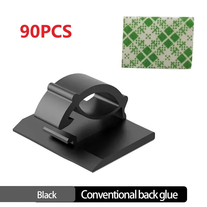 30pcs Cable Organizer Clips Cord Holder Desktop Workstation Wire Manager USB Charging Data Line Bobbin Winder Cable Management Spy-shop.com