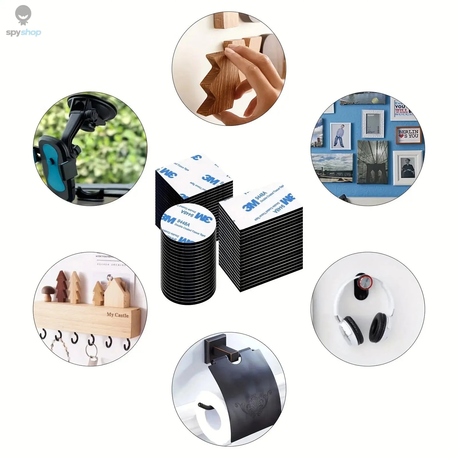 30pcs Double Sided Tape, Wall Tape Suitable For Home, Office, Car, Outdoor Use Spy-shop.com