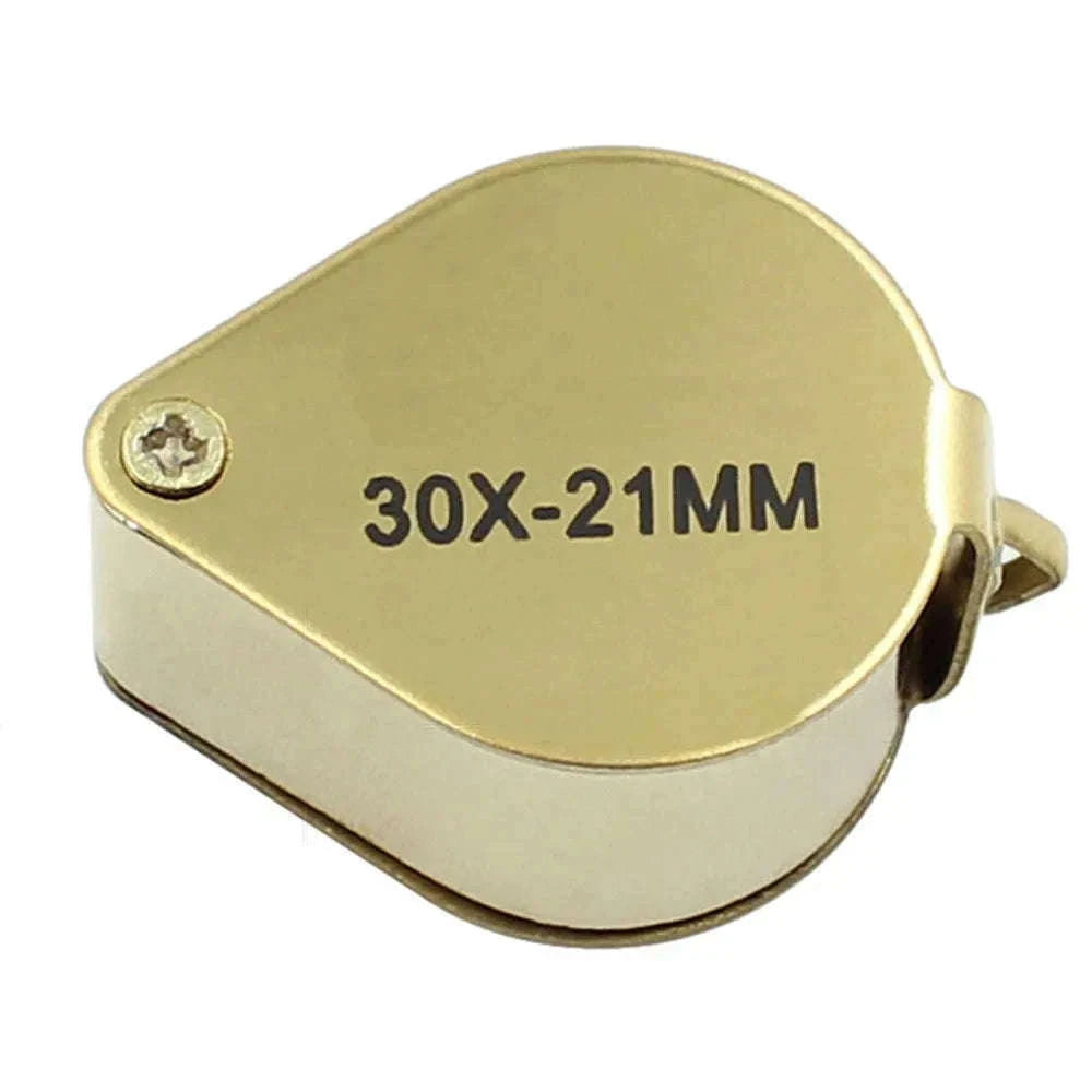 30X Pocket Jewelry Loupe for Jewelry, Coins, Stamps and Watches-Silver