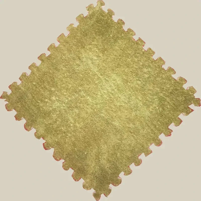 30x30cm Soft Plush Play Mat Puzzle Carpet Tiles-Dark blue / 20Pcs