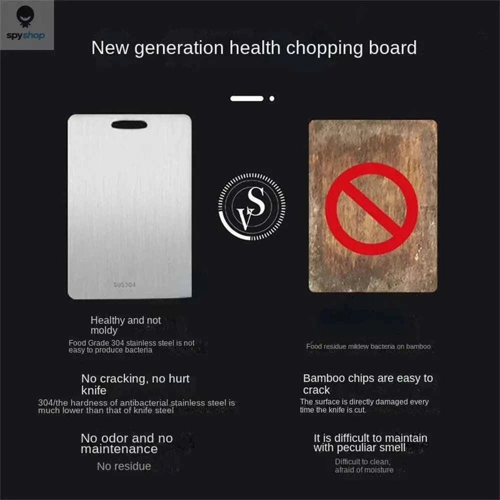 316 Stainless Steel Cutting Board for Cleaner, Easier Prep-29x20cm