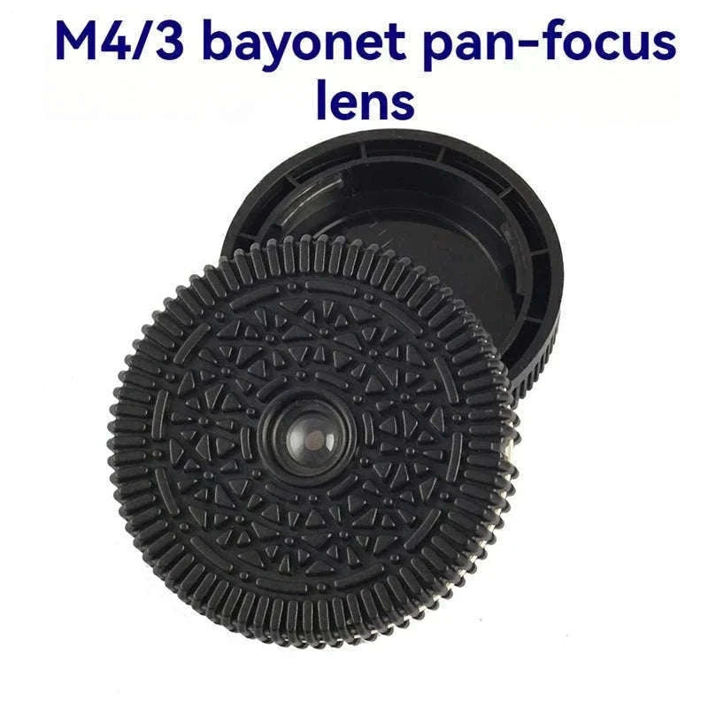 32mm F10 Free Focus Pancake Lens for Mirrorless Cameras-FX-Mount Black