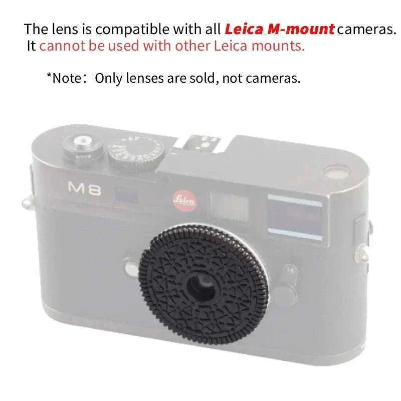 32mm F10 Free Focus Pancake Lens for Mirrorless Cameras-FX-Mount Black
