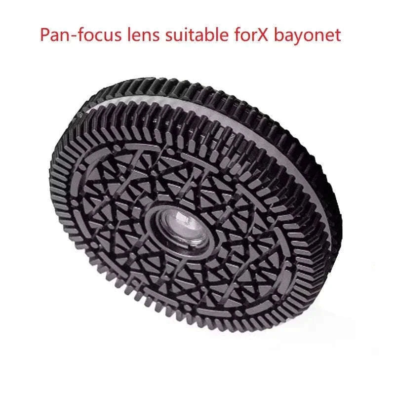 32mm F10 Free Focus Pancake Lens for Mirrorless Cameras-FX-Mount Black
