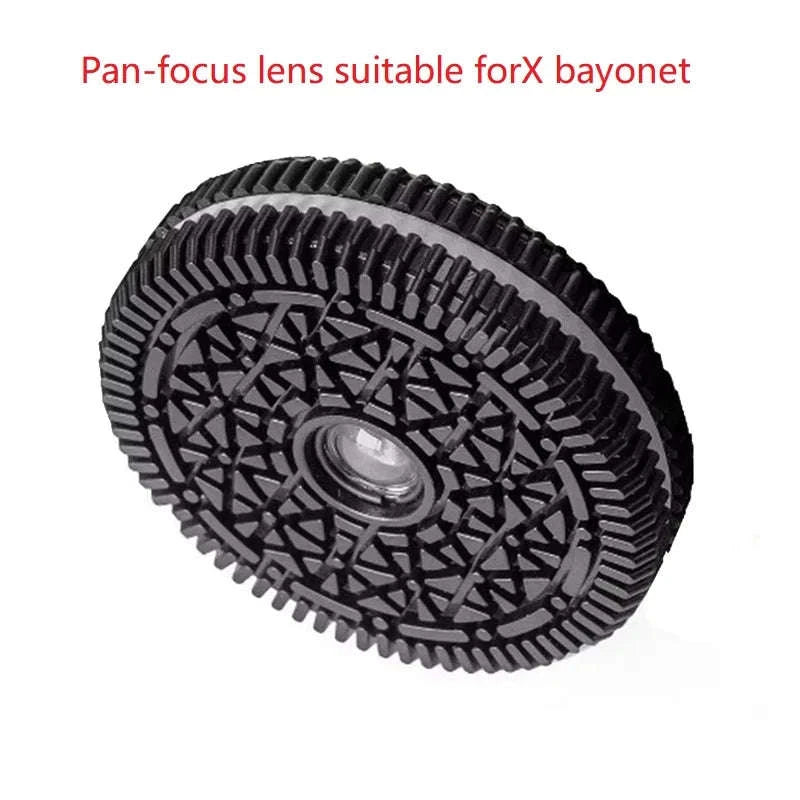 32mm F10 Free Focus Pancake Lens for Mirrorless Cameras-FX-Mount Black