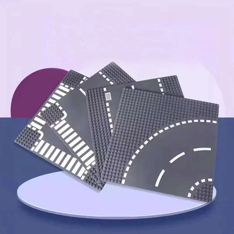 32x32 Building Block Baseplate for Creative City & Road Builds-GREENA