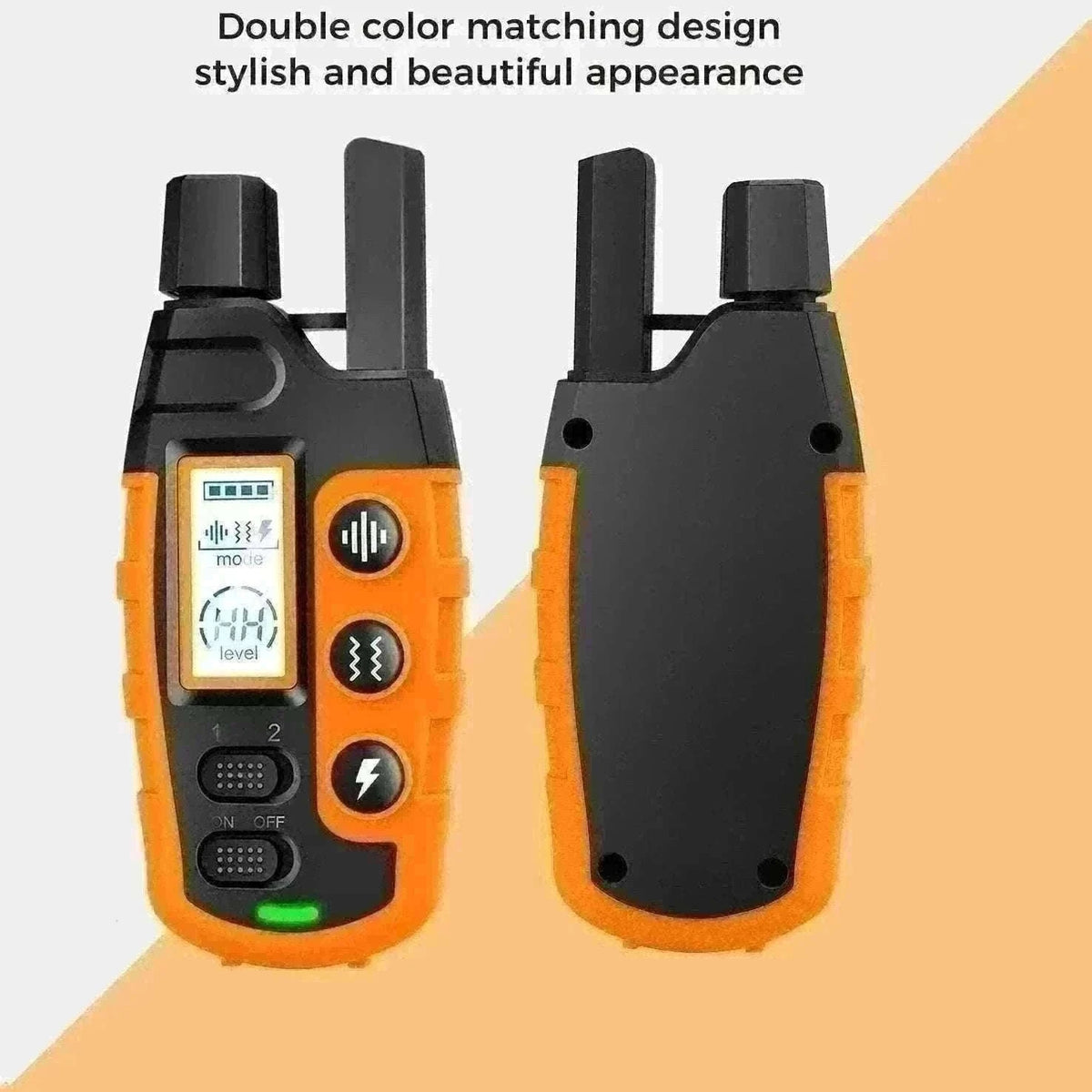 3300ft Remote Dog Training Collar Waterproof with Vibration, Beep & Shock-For 2 Dogs