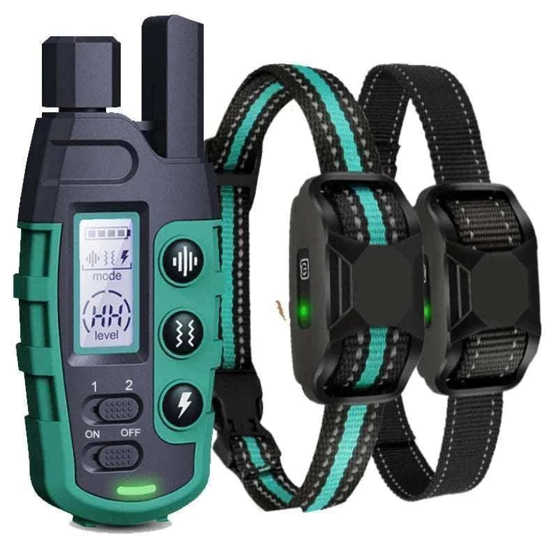 3300ft Remote Dog Training Collar Waterproof with Vibration, Beep & Shock-For 2 Dogs