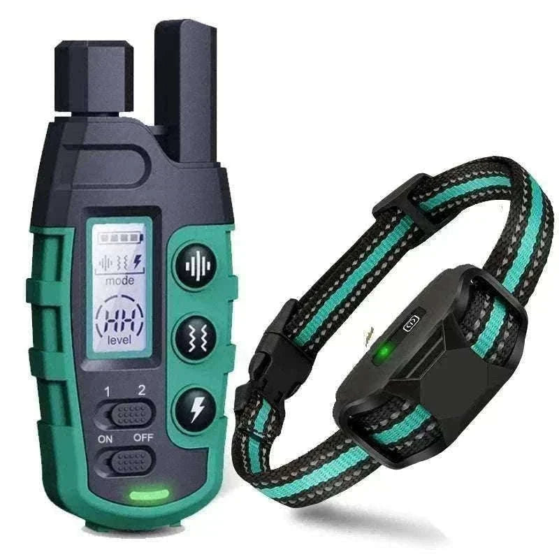 3300ft Remote Dog Training Collar Waterproof with Vibration, Beep & Shock-For 2 Dogs