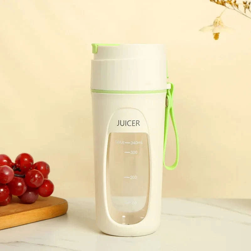 340ml USB Rechargeable Portable Juicer Cup with Leakproof Design-1pc / United States