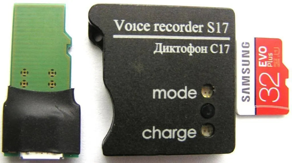 Registratore Vocale Mini Soroka-17E con Batteria da 65h e Memoria da 32GB