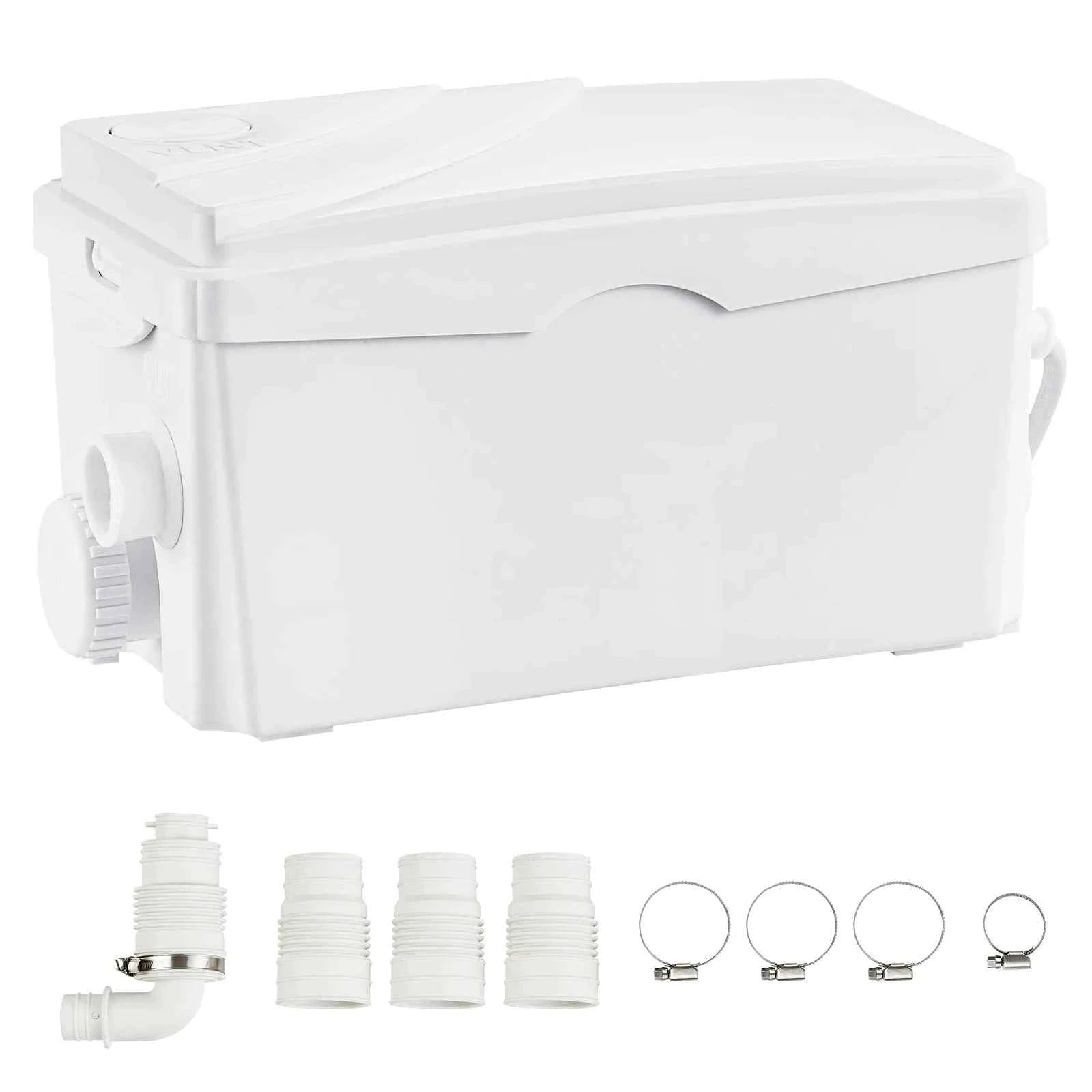 350W Macerator Pump 6000 L/h 23 ft Head with 3 Inlets-350W / france