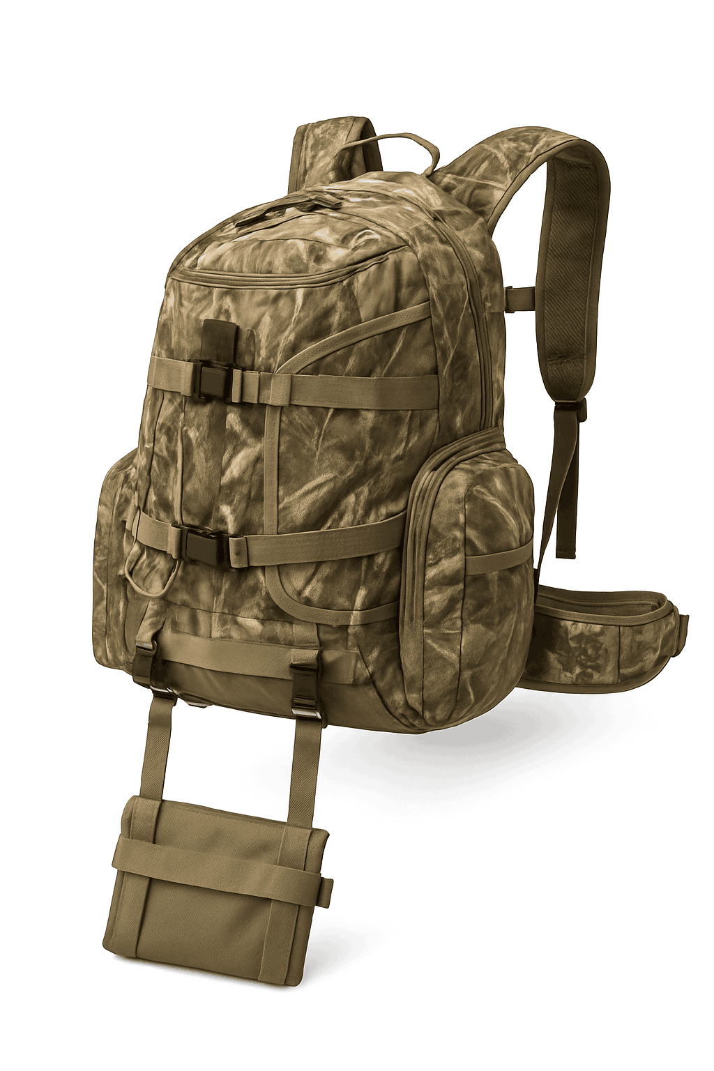 35L Hunting Backpack for Rifle, Bow and Gear Storage-Green
