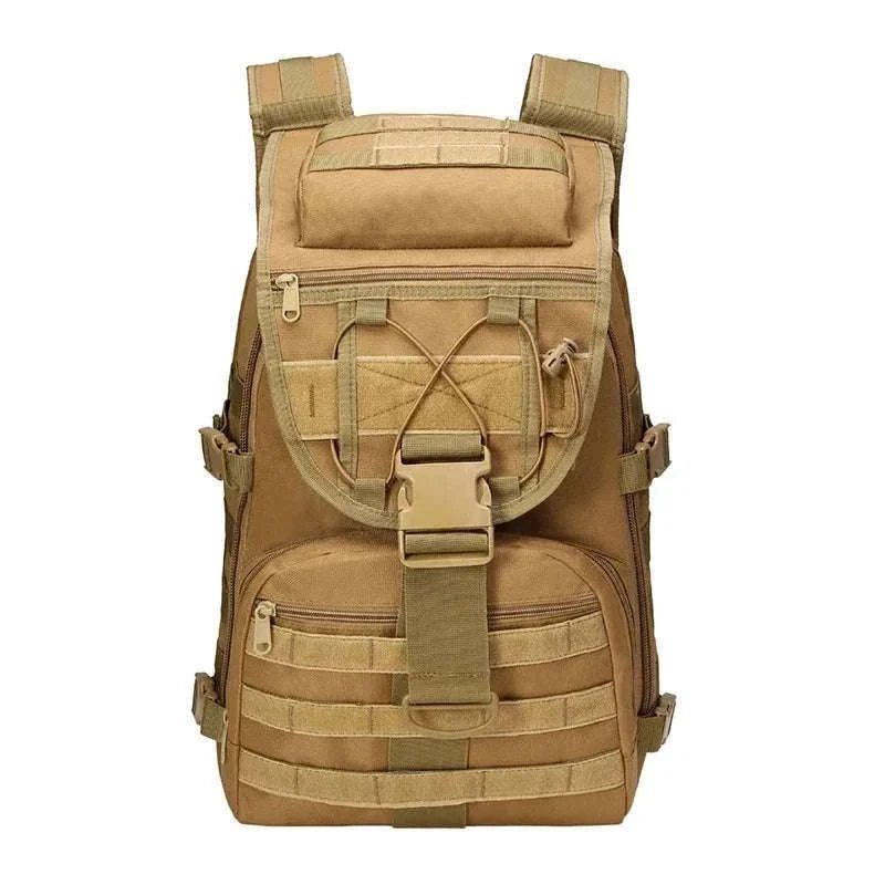 35L Large Capacity Tactical Backpack for Camping and Hiking-Black / United Kingdom