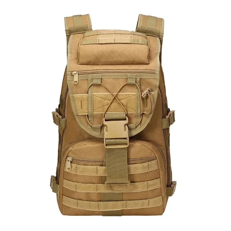 35L Large Capacity Tactical Backpack for Camping and Hiking-Black / United Kingdom