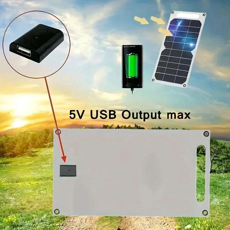 35W Portable Flexible Solar Panel 5V USB Charger-35W 5V