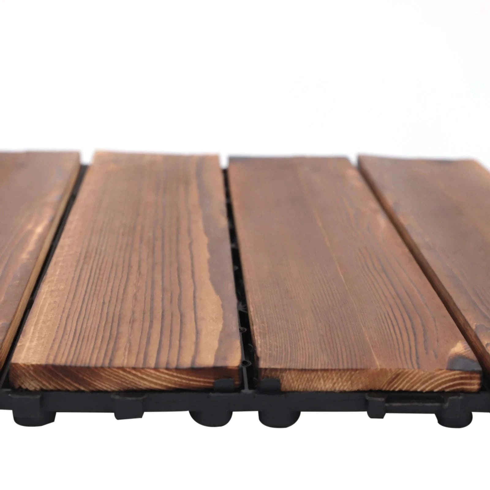 36-Piece Outdoor Wooden Flooring Tiles Set-Chocolate / GERMANY