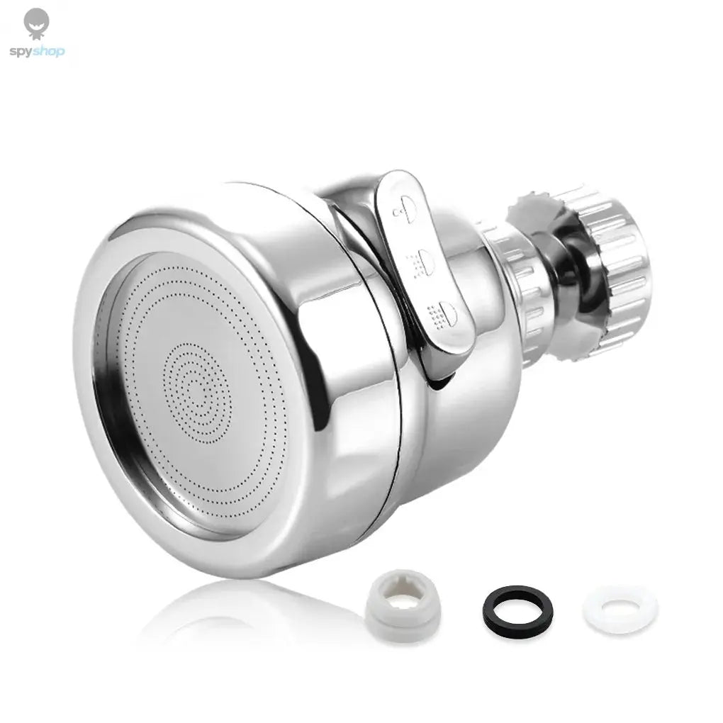 360 Degree Swivel Kitchen Faucet Aerator Adjustable Dual Mode Sprayer Filter Diffuser Water Saving Nozzle Bath Faucet Connector Spy-shop.com