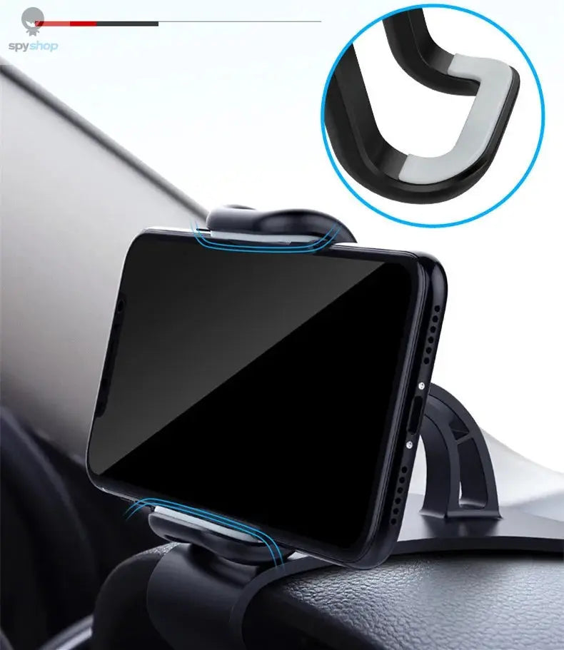 360 Rotatable Car Phone Holder Universal Cell Phone Stands Car Rack Dashboard Support for Auto Grip Mobile Phone Fixed Bracket Spy-shop.com