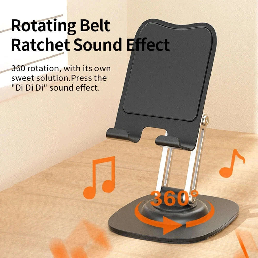 360° Adjustable Tablet & Phone Stand with Foldable Arm-United States