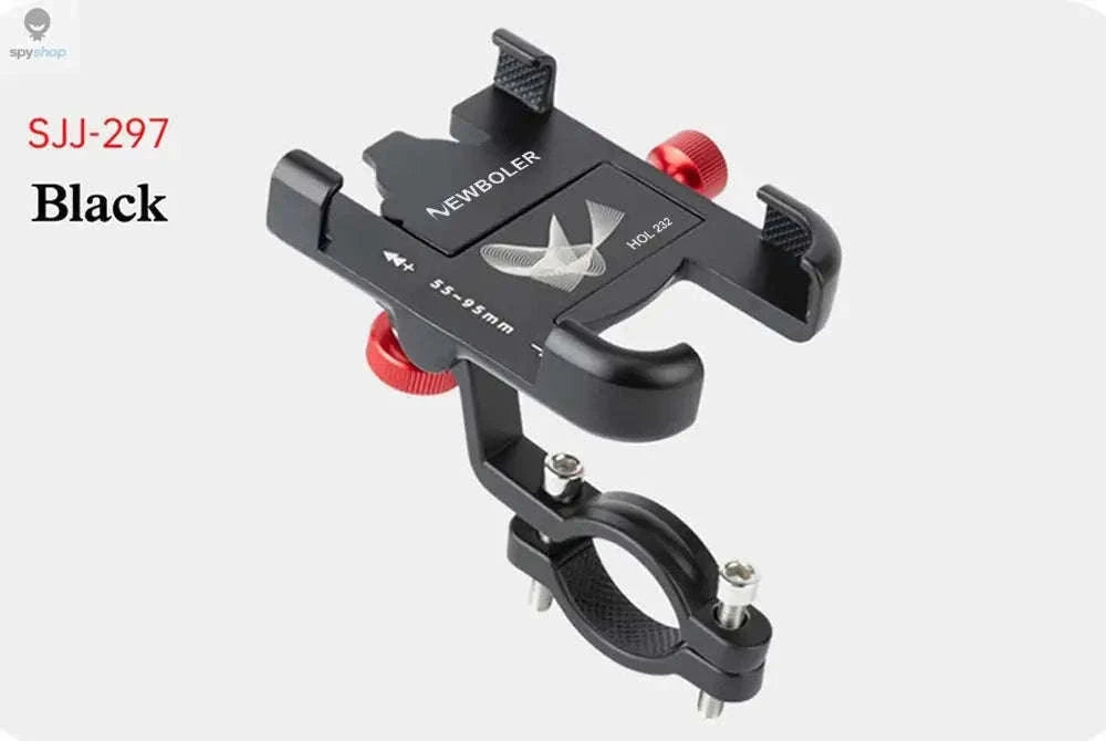 360° Aluminum Bike Phone Holder with Secure Mechanical Lock-HOL240