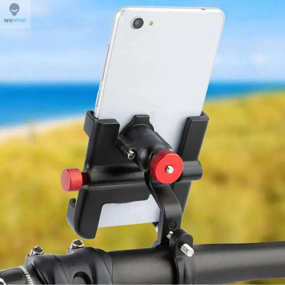 360° Aluminum Bike Phone Holder with Secure Mechanical Lock-HOL240