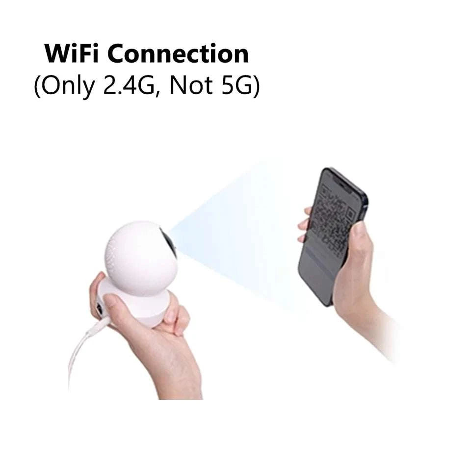 360° Indoor Security Camera with Color Night Vision & 2‑Way Audio-United States