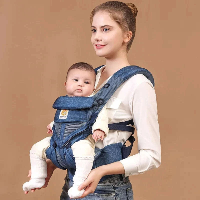 360 Omni Baby Carrier with Breathable Ergonomic Support-Dark Blue